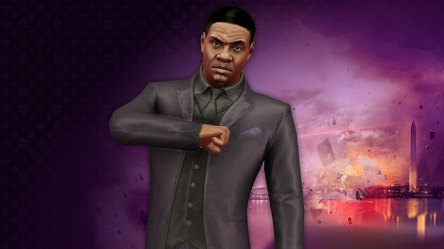 Keith David – Saints Row 4 (2013)Die Stimme von Keith David kann einem, wenn man mit englischem Originalton spielt, aus Titeln wie Fallout, Halo 2 oder Mass Effect vertraut sein. In Saints Row 4 synchronisiert er nicht nur, sondern taucht gleich selbst im Spiel auf. Bekannte Filme sind Platoon (1986), Das Ding aus einer anderen Welt (1982), Riddick - Planet der Finsternis (2000) und L.A. Crash (2004).