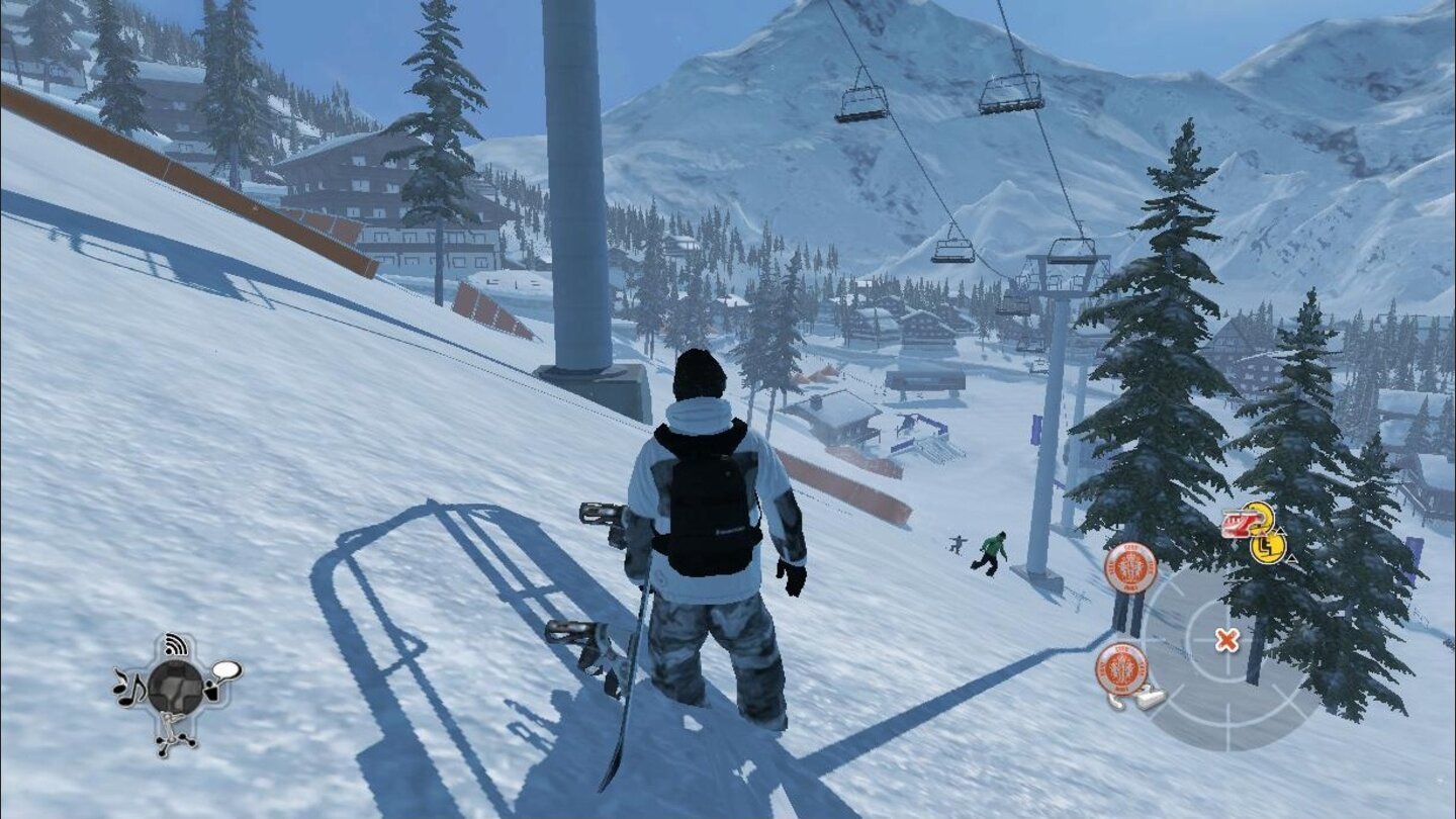 Schnee und Eis in Shaun White Snowboarding