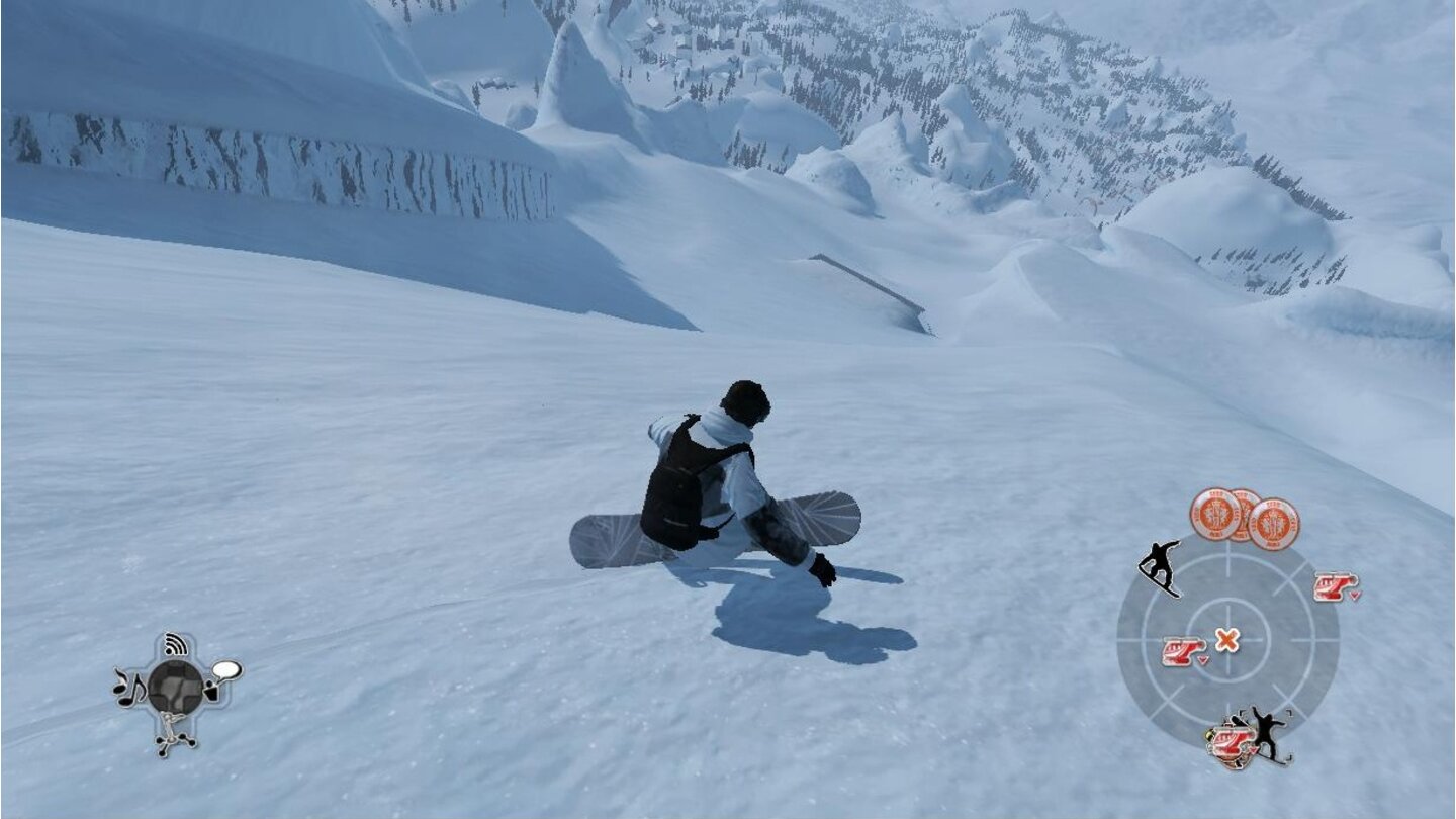 Schnee und Eis in Shaun White Snowboarding