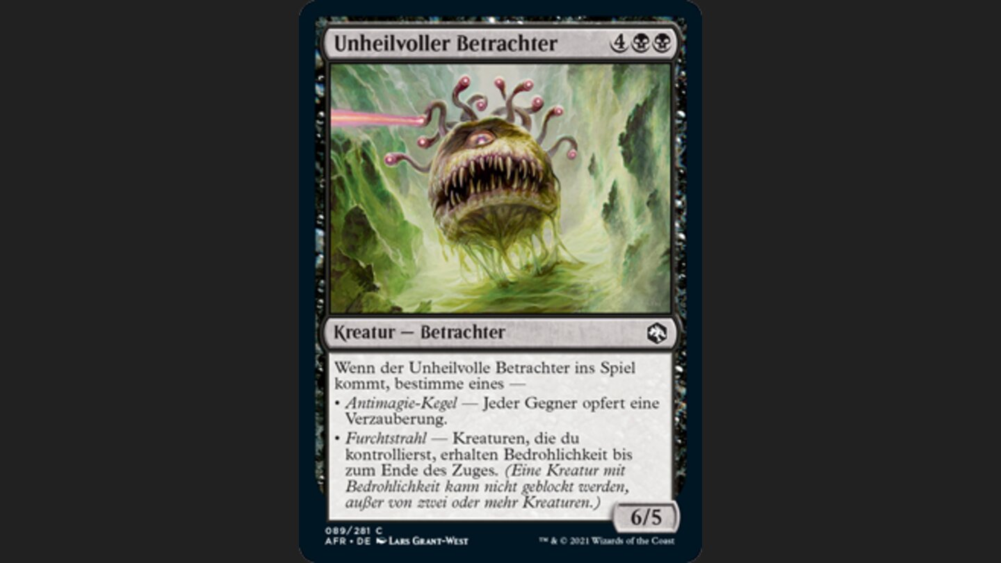 Schwarze Karte