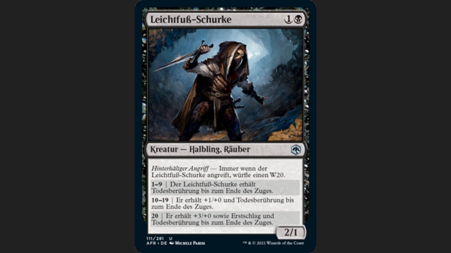 Magic: The Gathering - Dungeons & Dragons - Alle schwarzen Karten