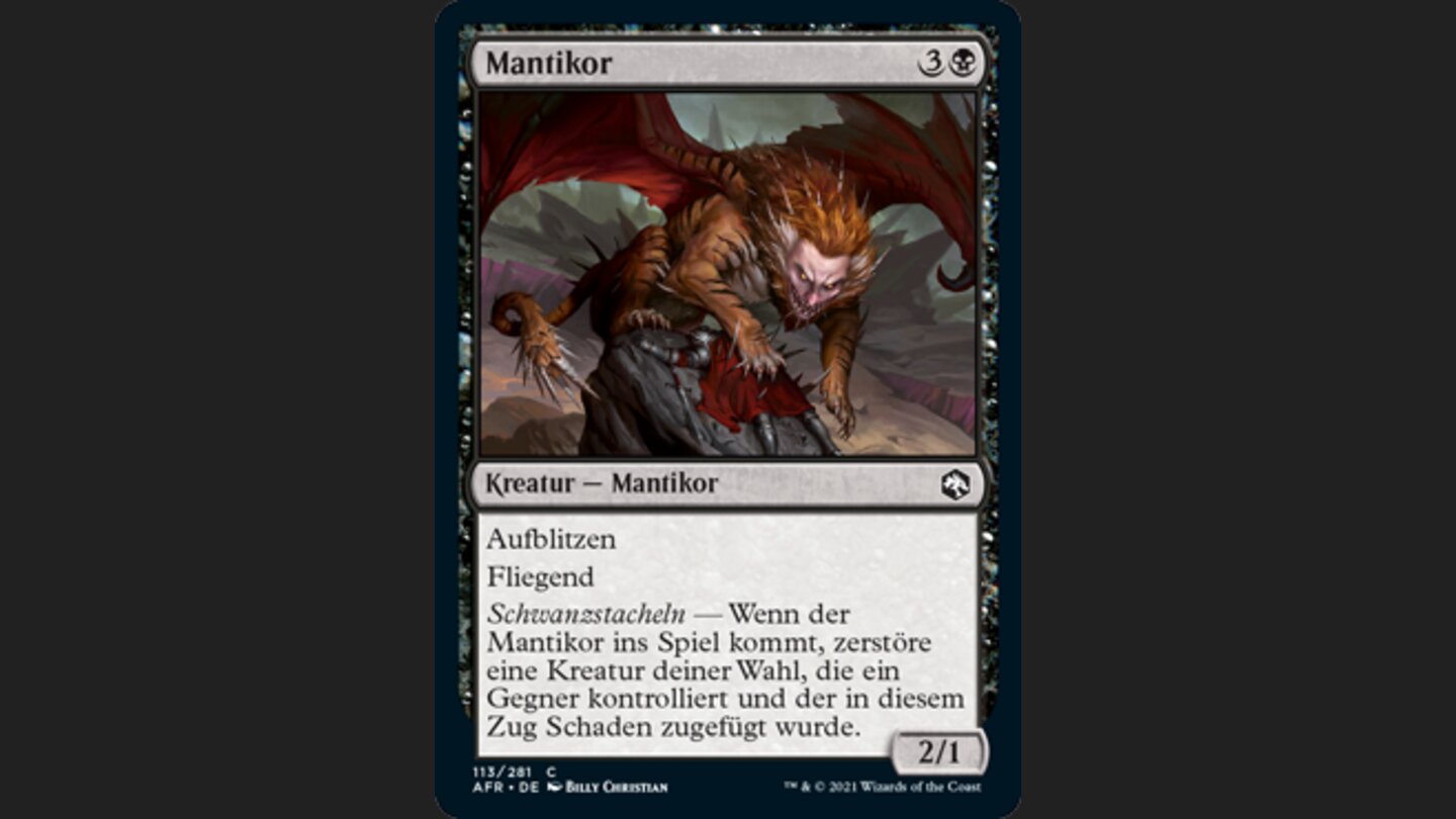 Schwarze Karte