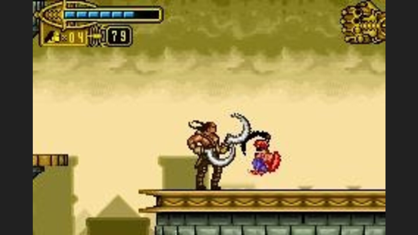 This girl tries avoid that you go forward using a rolling attack, but will be necessary more than this...