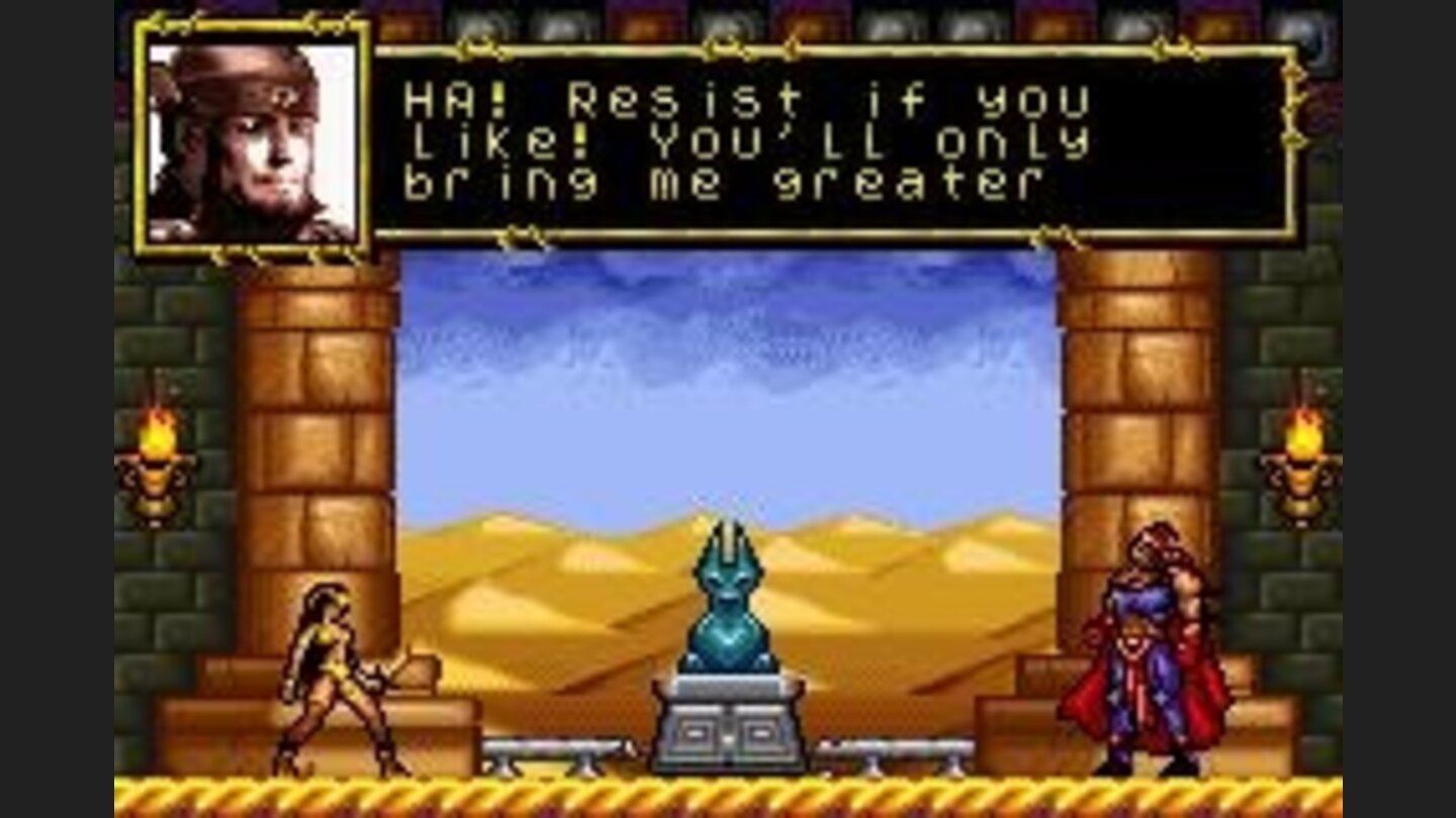 The first shock with Menthu.