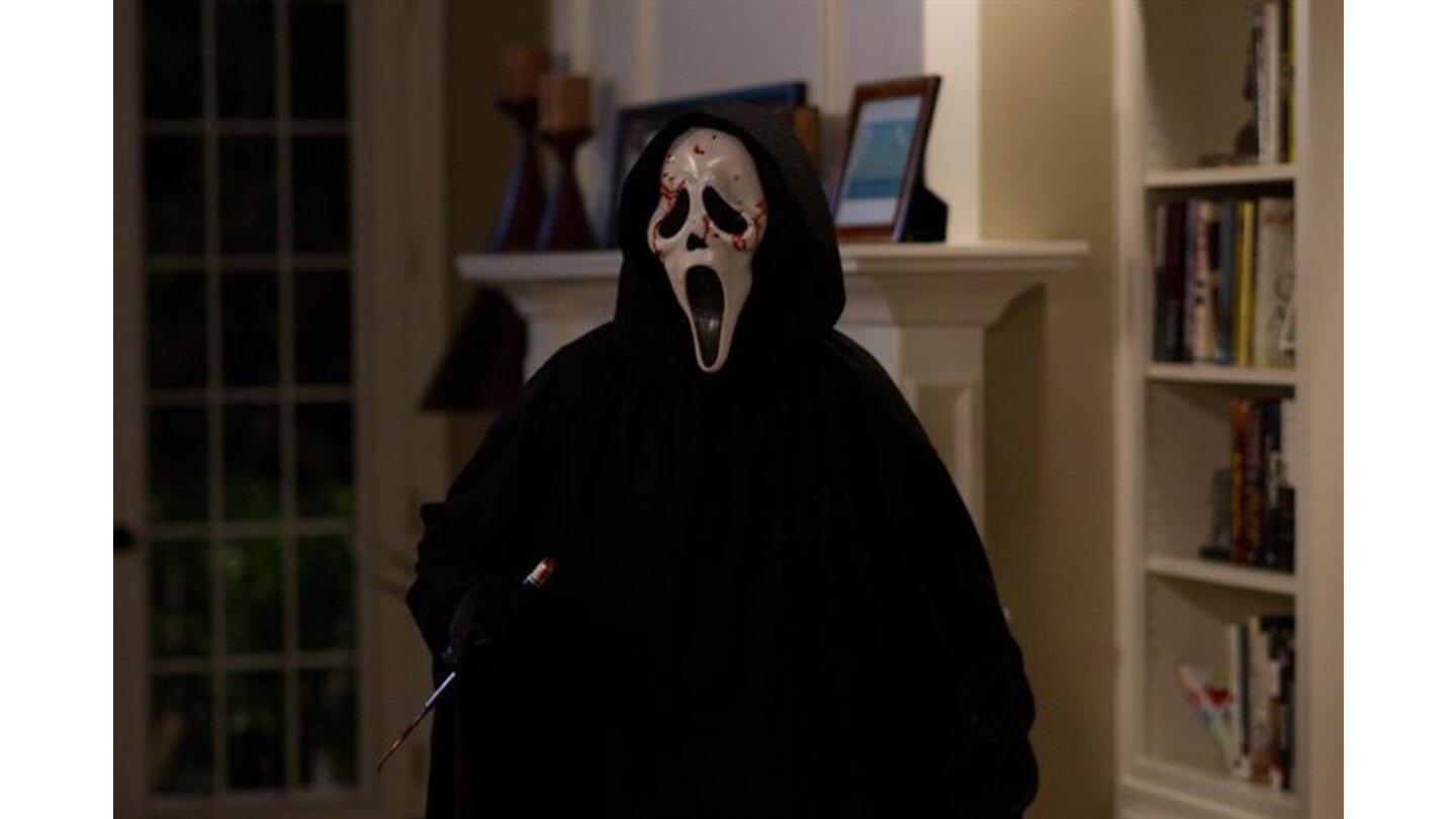 Scream 4Beim Dreh wird Ghostface von verschiedenen Darstellern gespielt. (Bildrechte: Wild Bunch/Central Film)