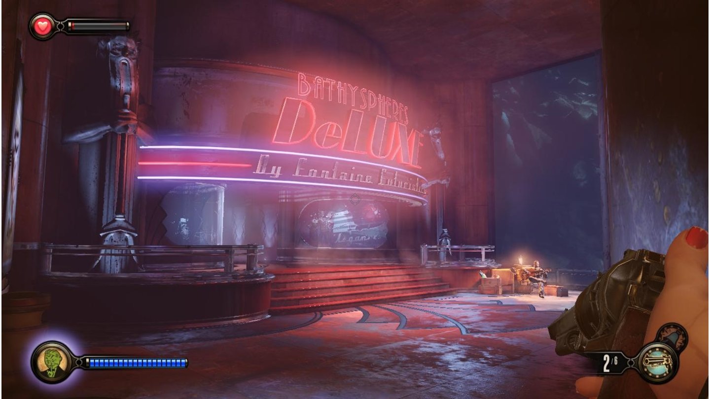 BioShock Infinite - Burial at Sea Episode 2Viele Spielmomente bieten ganz klassische Rapture-Atmosphäre.