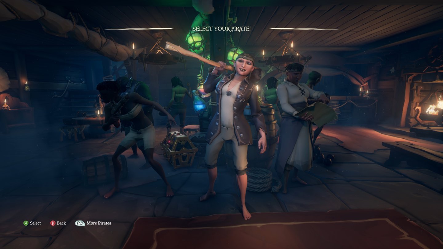 Sea of Thieves Pirate_Selection_1