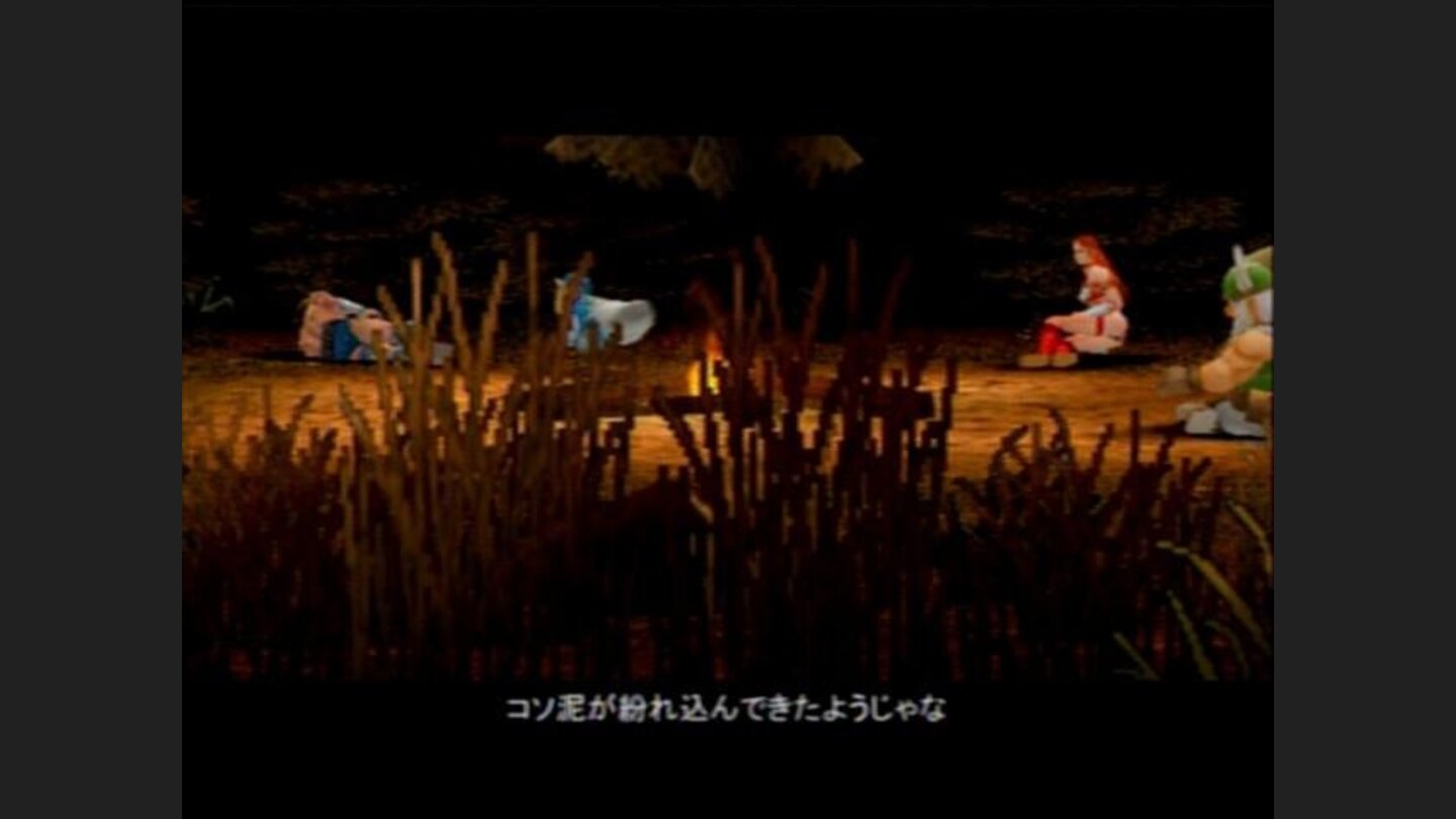 At the campsite, watching the thief escaping with your mana potion
