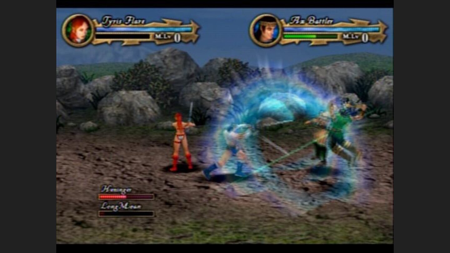 Ax Battler seems to be the strongest character in physical combat