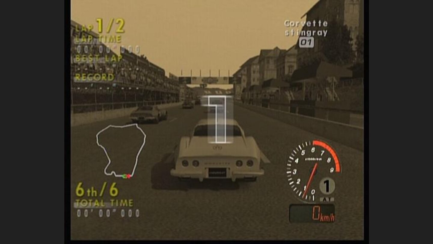 Crowd is at the edge of seats, drivers are nervous, and engines are rumbling as the countdown to start approaches zero.