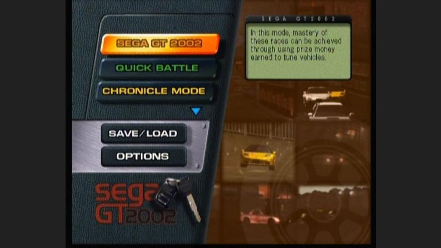 Main Menu (and it isnt even showing all options for which you must scroll down to see)