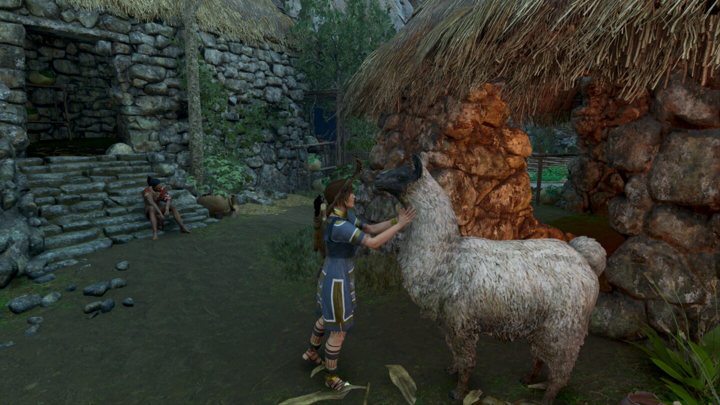 Shadow of the Tomb RaiderLamas finden sich überall in der Welt und lassen sich sehr gerne streicheln.