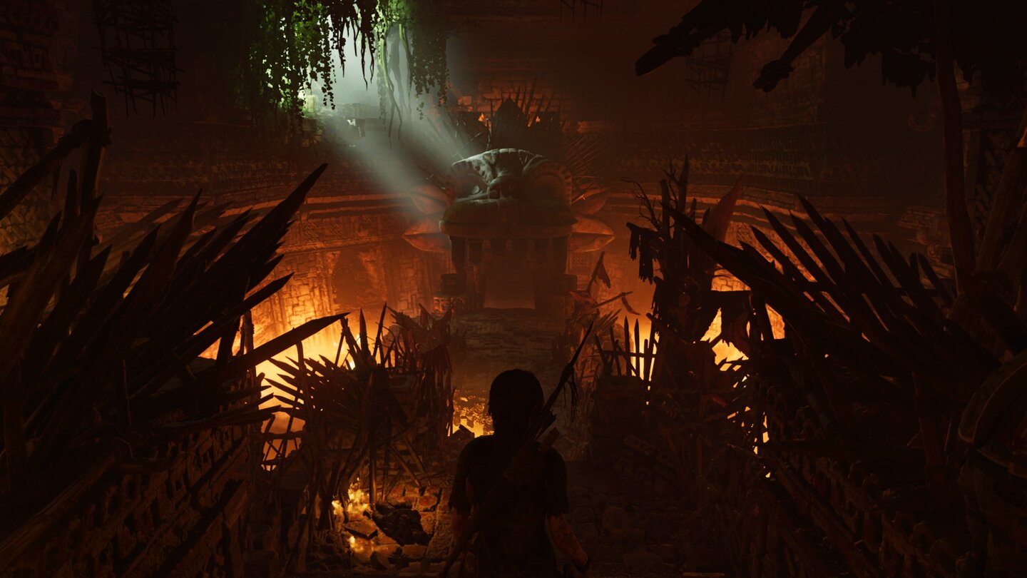 Shadow of the Tomb RaiderDie Tempel und Ruinen stecken nicht nur voller Rätsel und Gefahren, sondern haben auch optisch einiges zu bieten.