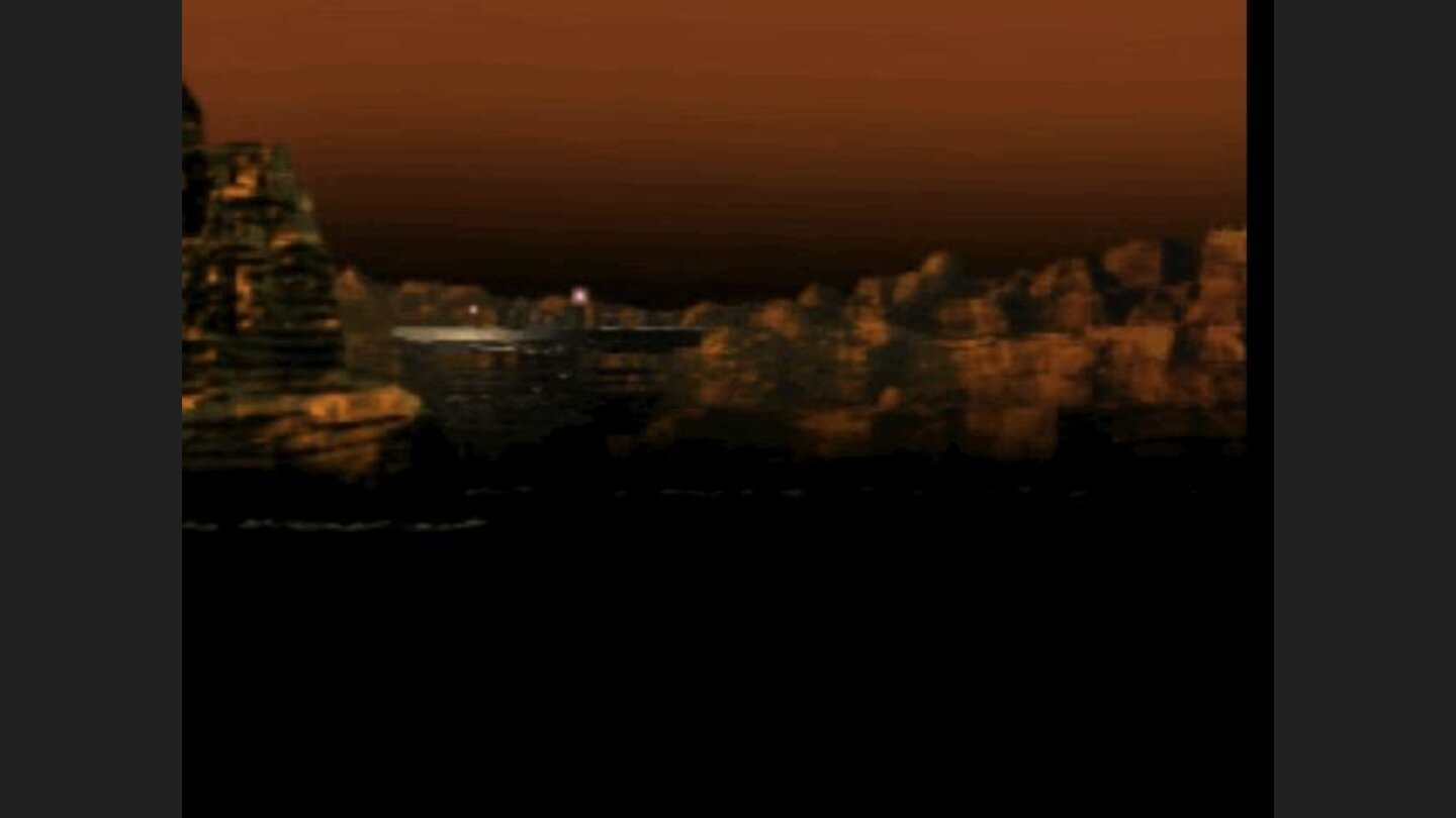 The picture in the intro scrolls in the Playstation version