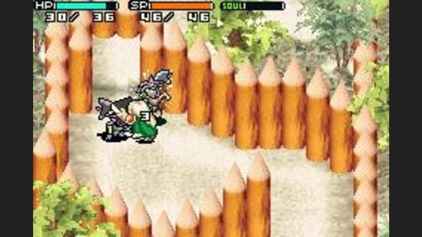 A battle with a couple goblins