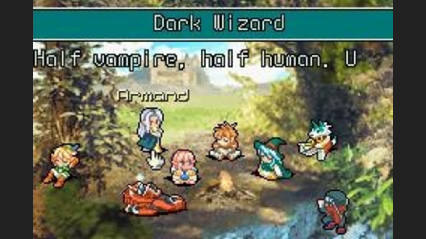 Each character has different strengths and weaknesses based on their type