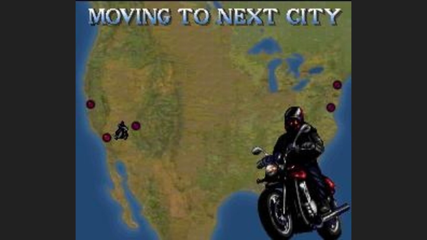 The map shows the player moving to next stage.