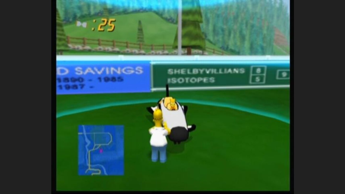 Bart needs to take his father back to work in less than 25 seconds.