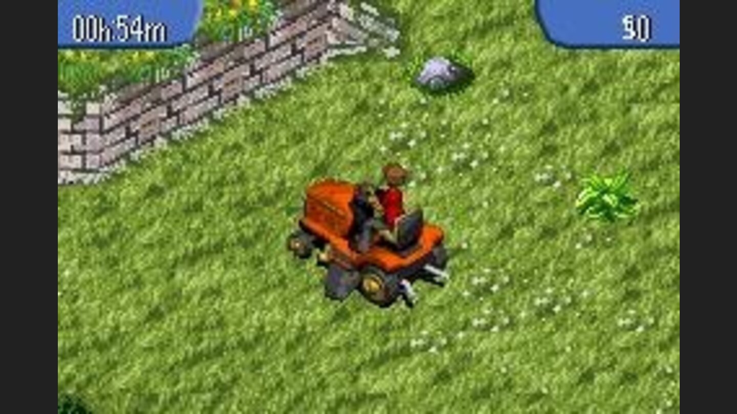 Mowing the lawn for simoleons