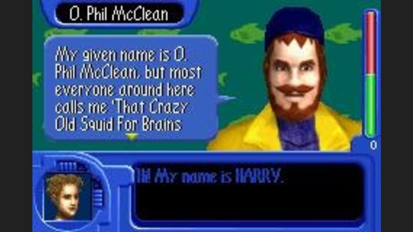 Crazy old squid-for-brains