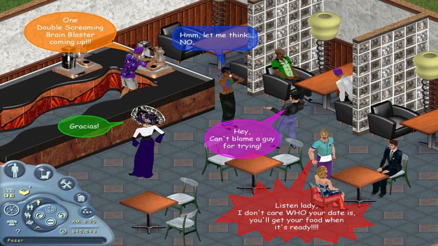 The Sims Online (2002) The Sims Online verlegte das bekannte Spielprinzip 2002 in eine MMO-Welt. Die Sims der Spieler lebten in verschiedenen Städten, konnten ihre Fähigkeiten wie im Hauptspiel der Serie steigern und Geld in Zusammenarbeit mit anderen Figuren Geld verdienen. Das Spiel war kein Erfolg, weil sich anstelle der Gruppenaktivitäten hauptsächlich die Einzelspieler-Abläufe aus Die Sims durchsetzten und neben dem Ausbau des eigenen Hauses keine weitere Langzeitmotivation die Spieler hielt. Nachdem 2007 die Server abgeschaltet wurden und das Spiel als EA-Land weiterlief, wurde das Projekt 2008 endgültig beendet.