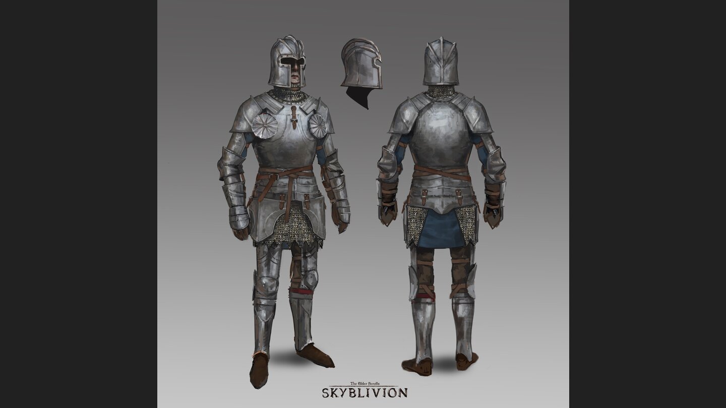 Skyblivion Rüstungssets: Konzeptzeichnungen
