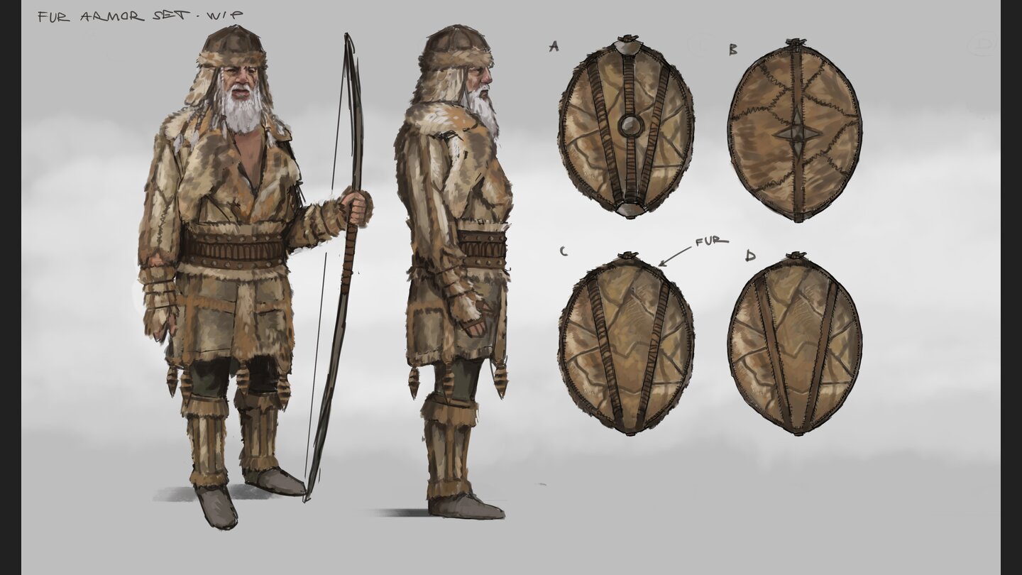 Skyblivion Rüstungssets: Konzeptzeichnungen