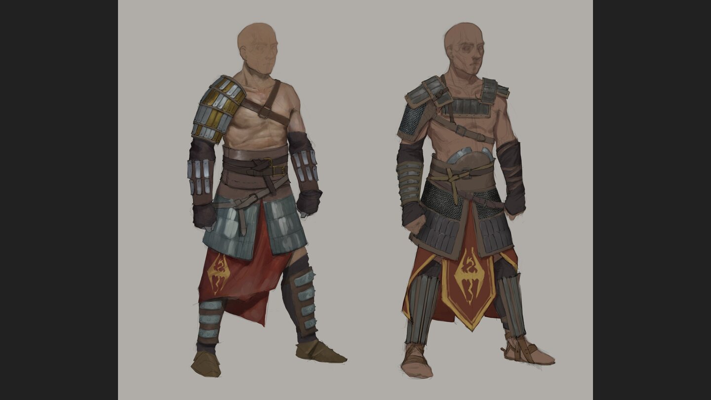Skyblivion Rüstungssets: Konzeptzeichnungen
