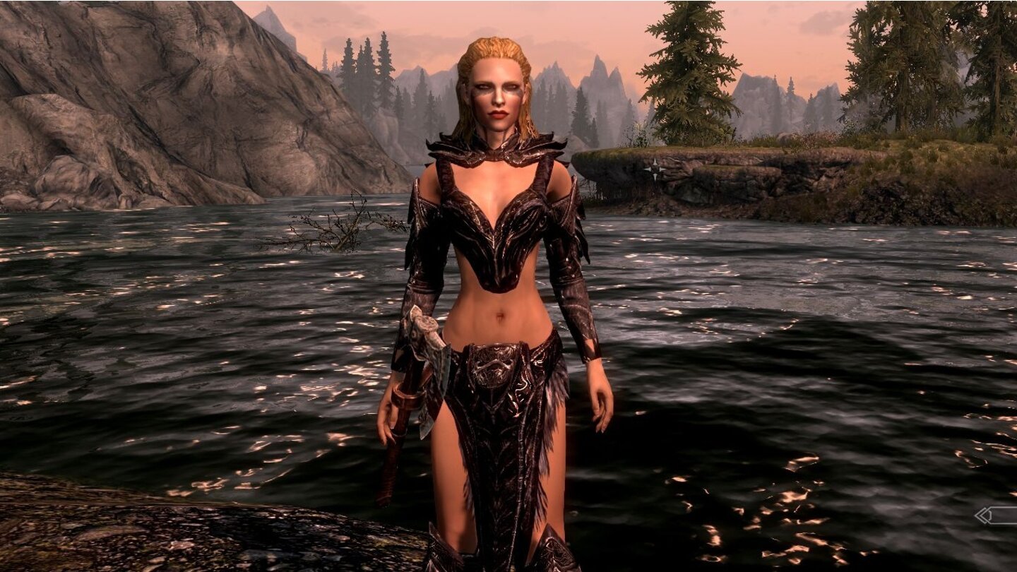 Skyrim Mod – Daedric female armor replacer