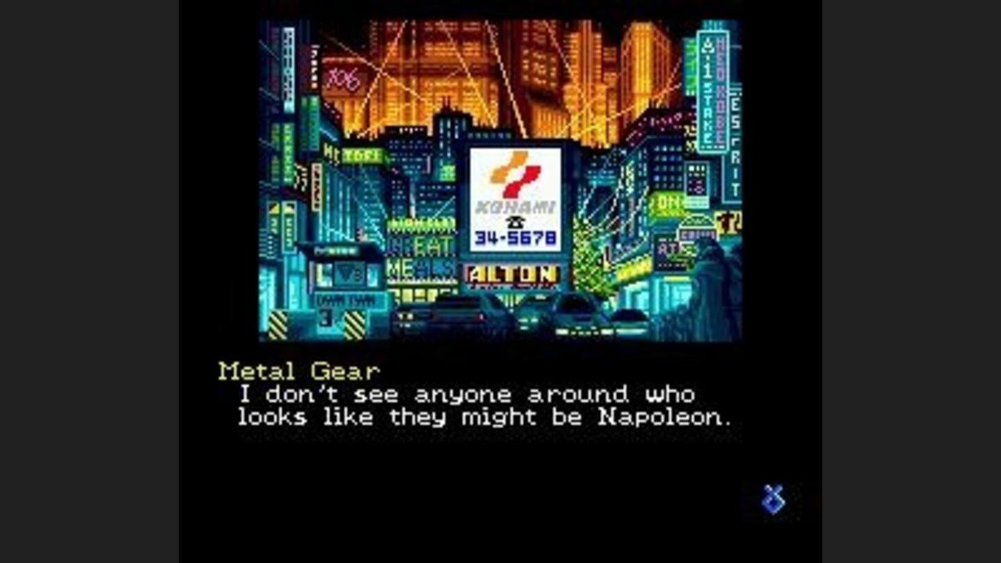 But I do see something around that looks like a Konami commercial!