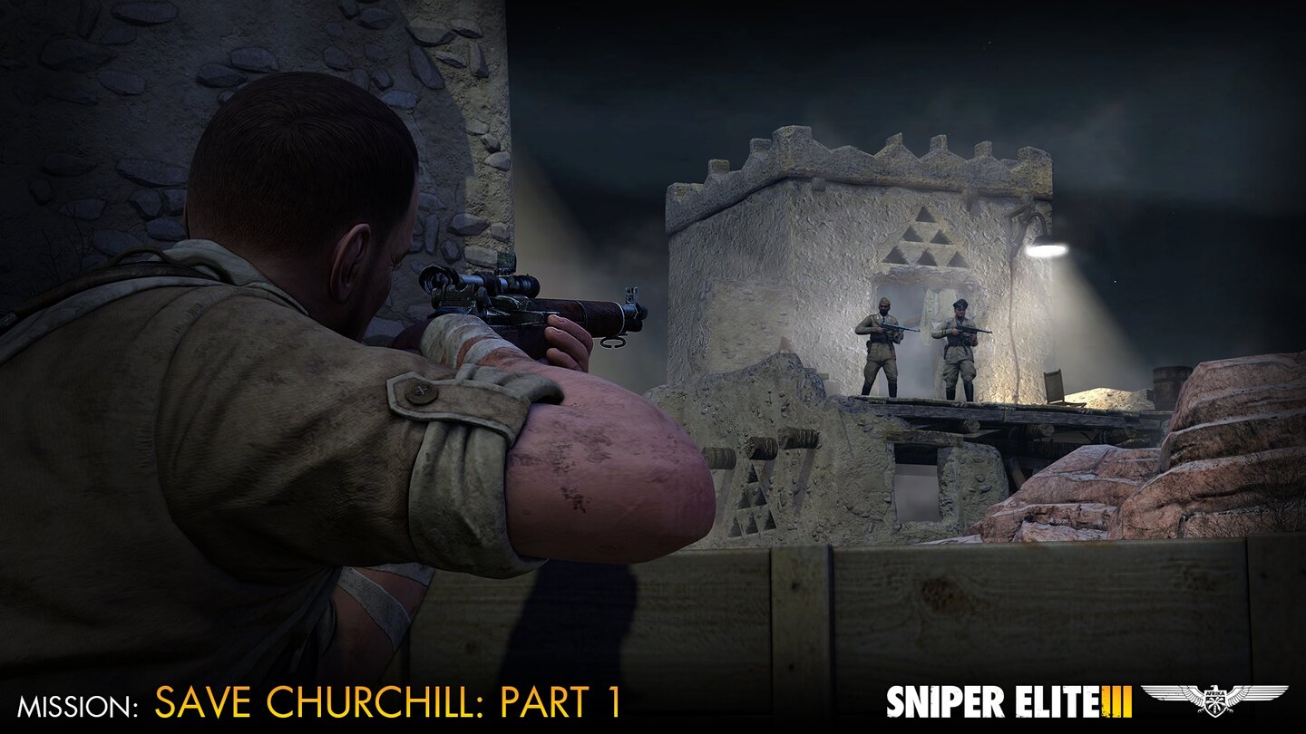 Sniper Elite 3 - Screenshots aus dem Save-Churchill-DLC