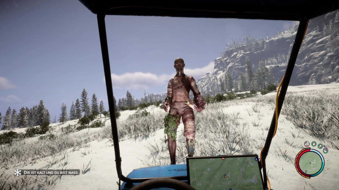 Sons of the Forest 1.0 - Golfcar-Scheinwerfer im Winter