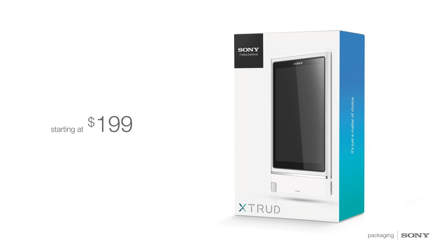 Sony XTRUD Design