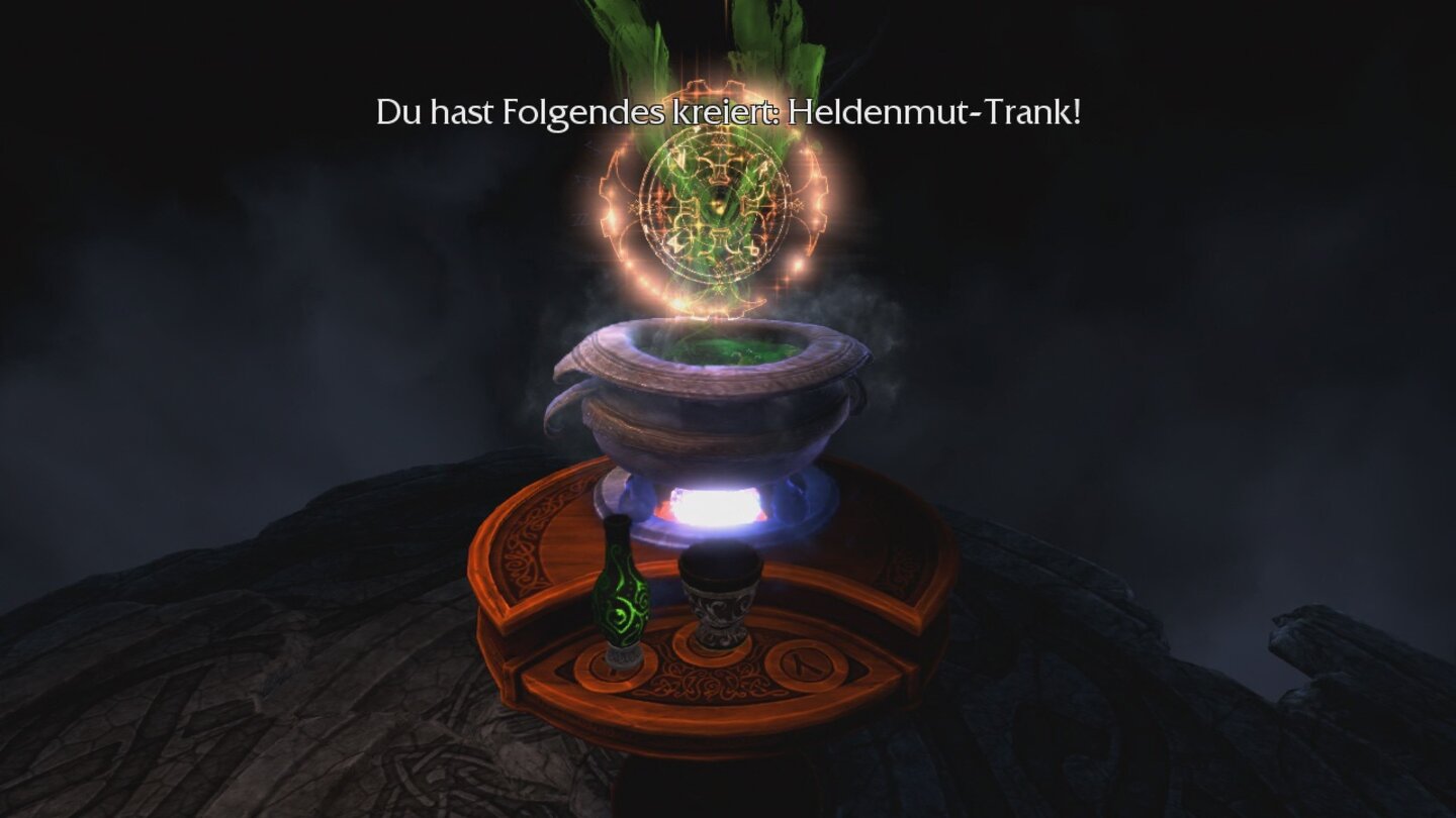 Sorcery - Zaubertrank-Anleitung... und fertig ist der Heldenmut-Trank