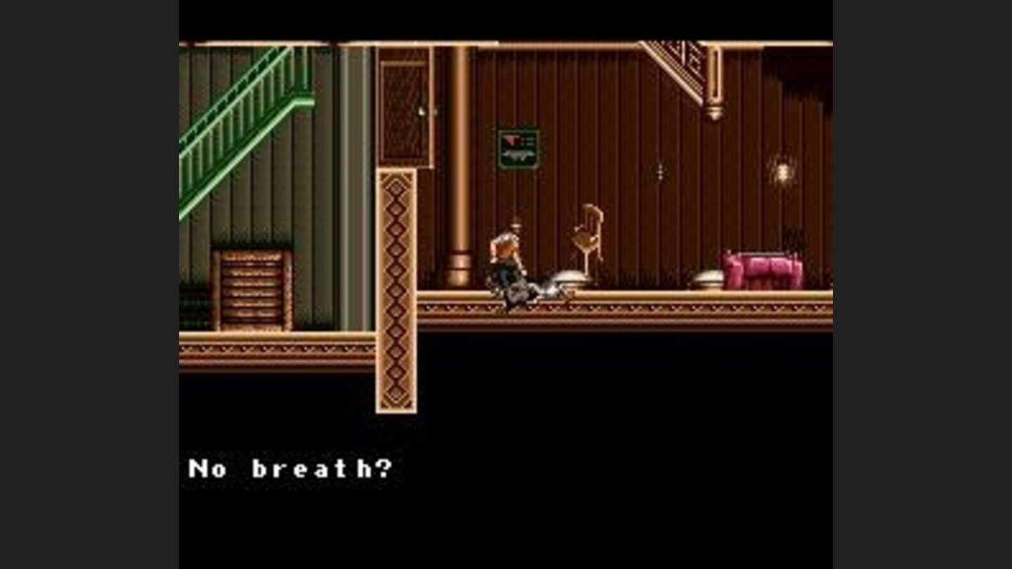 Cabin now upsidedown, strewn with corpses -- and do mind the falling furniture!