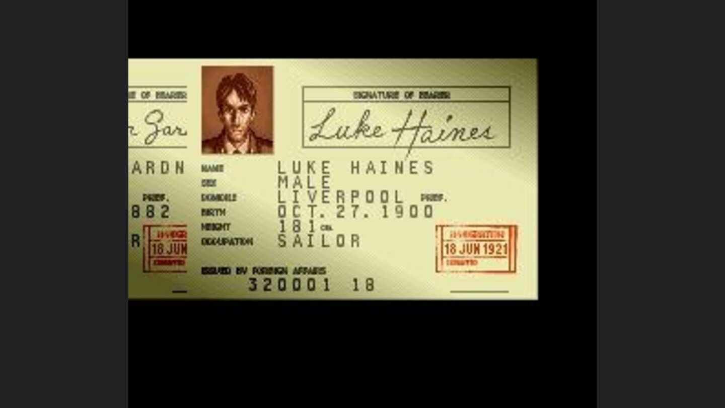 Character selection -- rifle through their ID cards