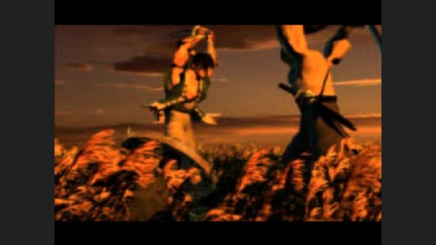Classic Samurai: Mitsurugi defeats some bandits. The intro is an incredible mixture of sight and sound.