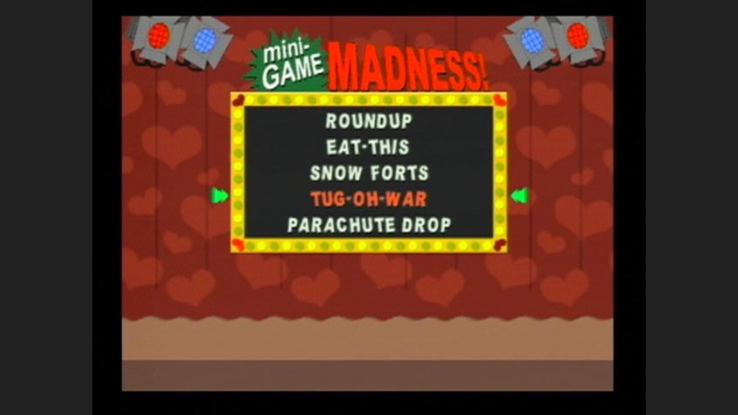 A mini game is randomly selected