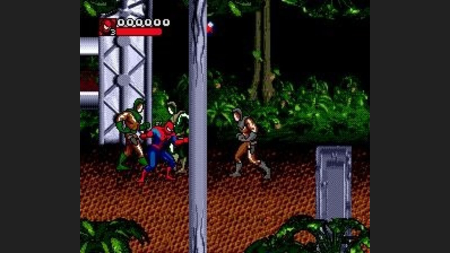 Spiderman is infiltrating a high-tech house