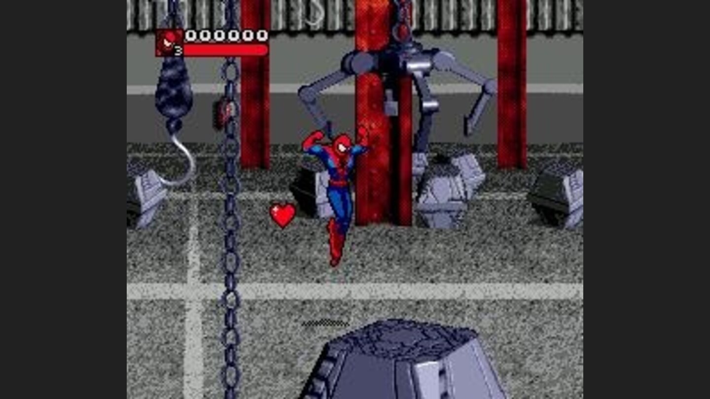 Spiderman is glad to see the heart