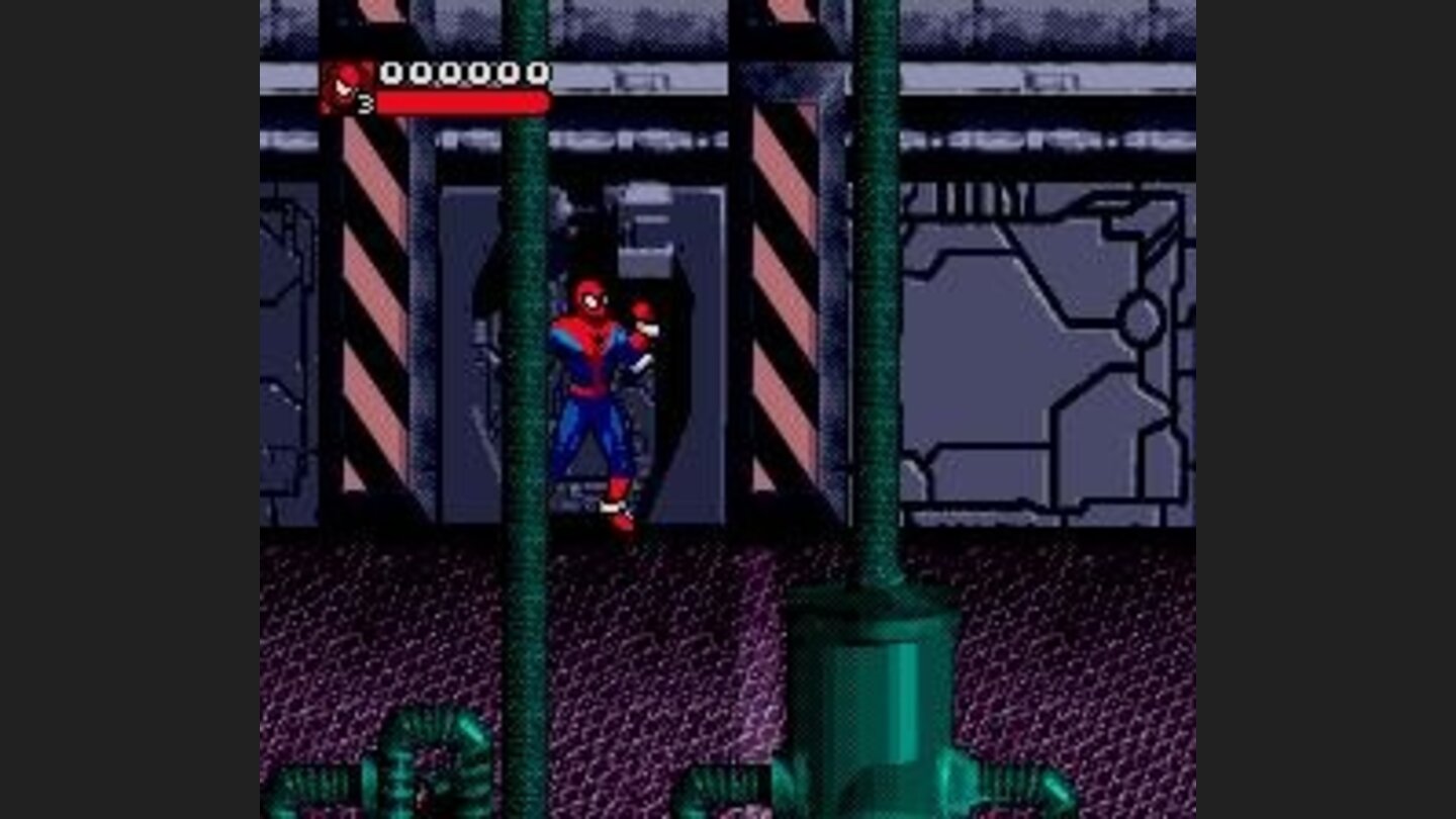 Spiderman is trapped