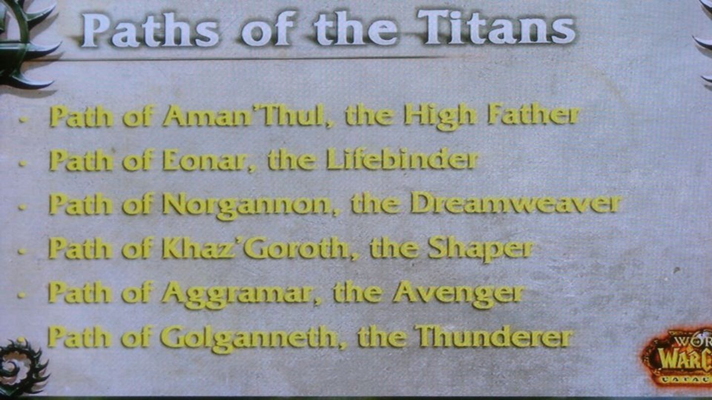 Spieler - Sechs Paths of the Titans