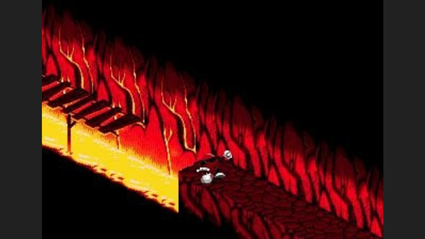 Lava, lava everywhere! What a world, what a world!