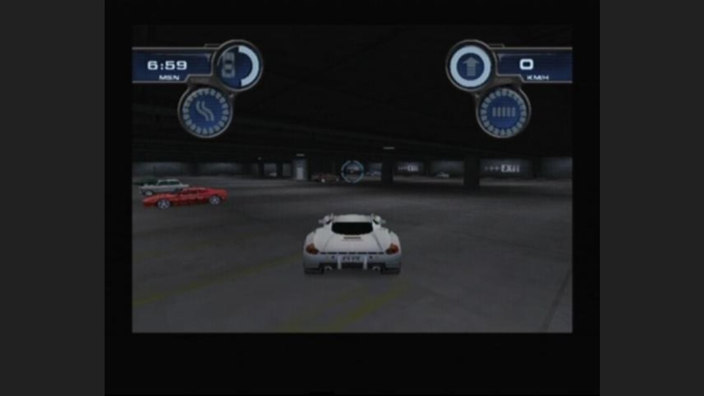 Inside the garage, you may have to blow your way out of it