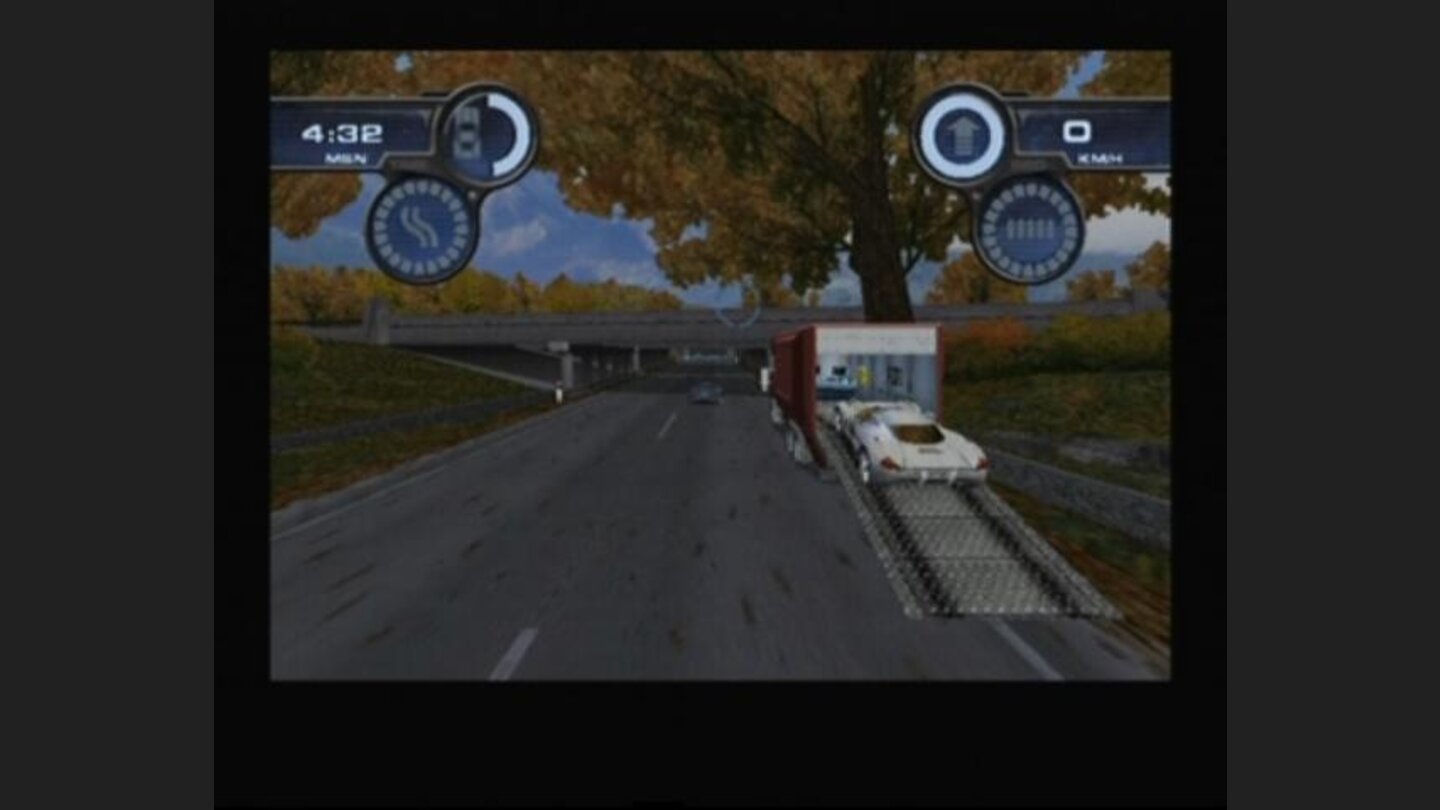 Entering the truck which fixes you and reloads your ammo