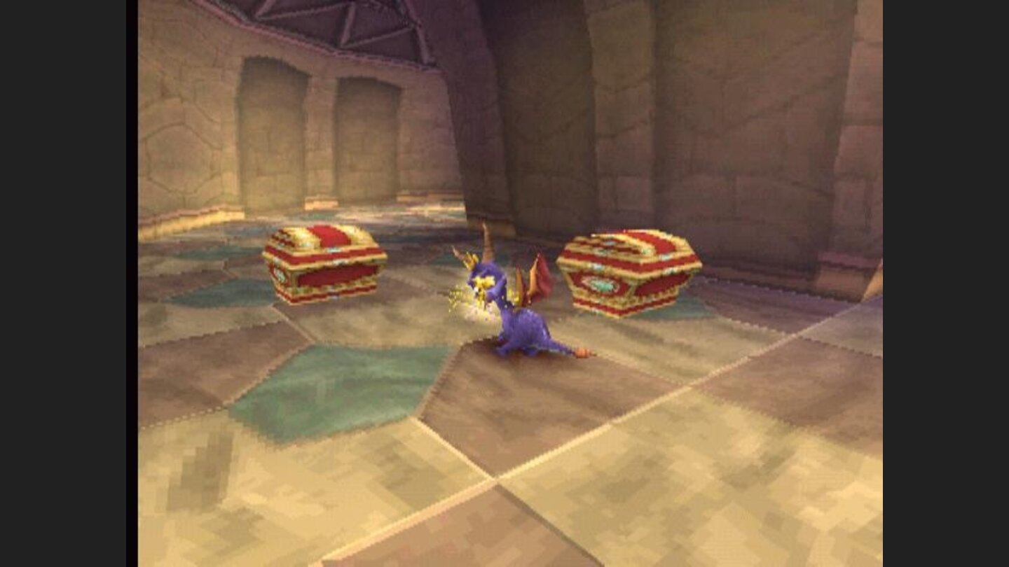 Those treasure chests can be easily burned with our flame :)