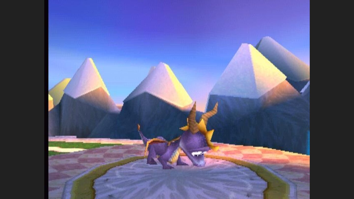 Spyro sees only icy mountains