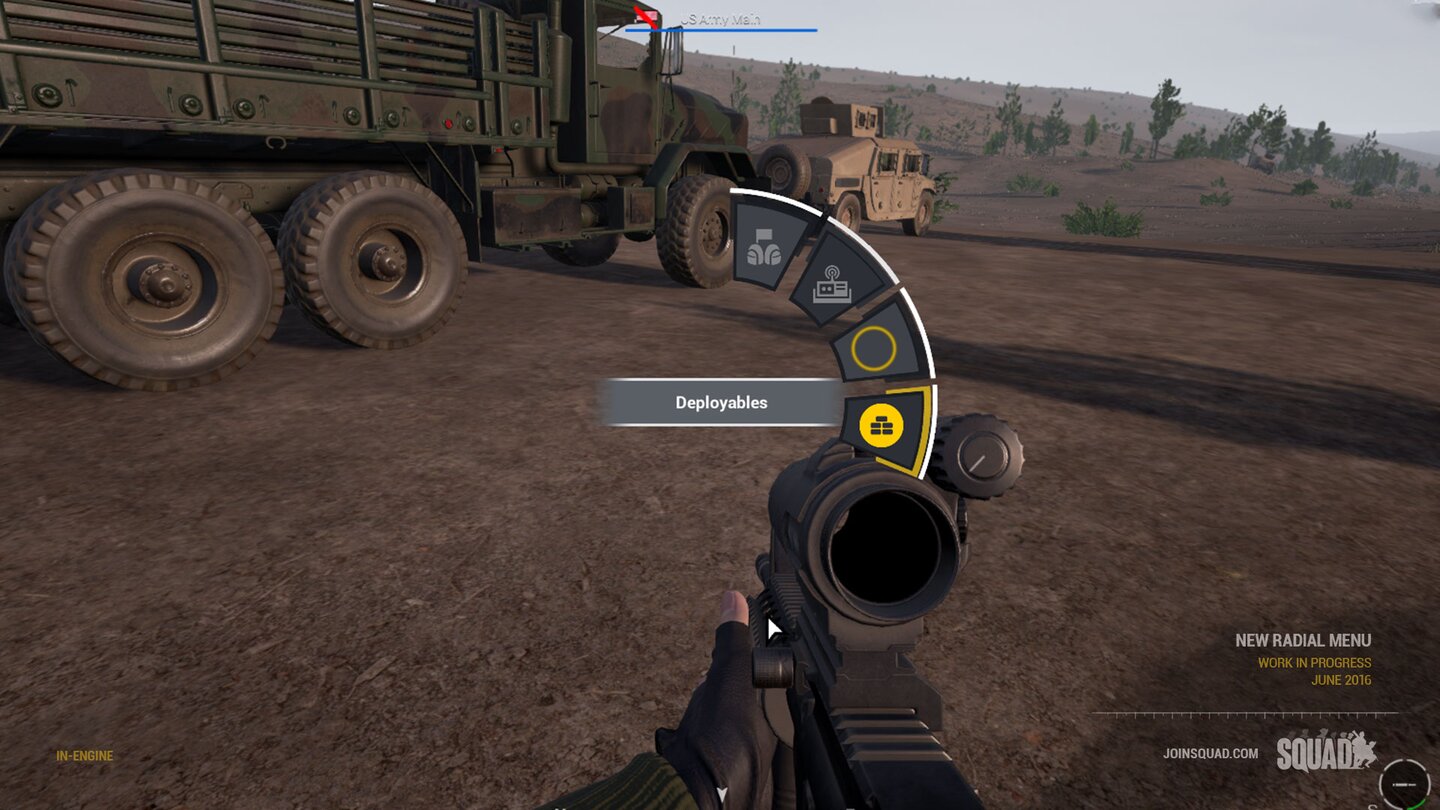 Möglichst simpel und zugänglich soll die Bedienung sein, so auch beim Radialmenü, dessen Anpassungen Offworld im Juni 2016 hervorhebt.