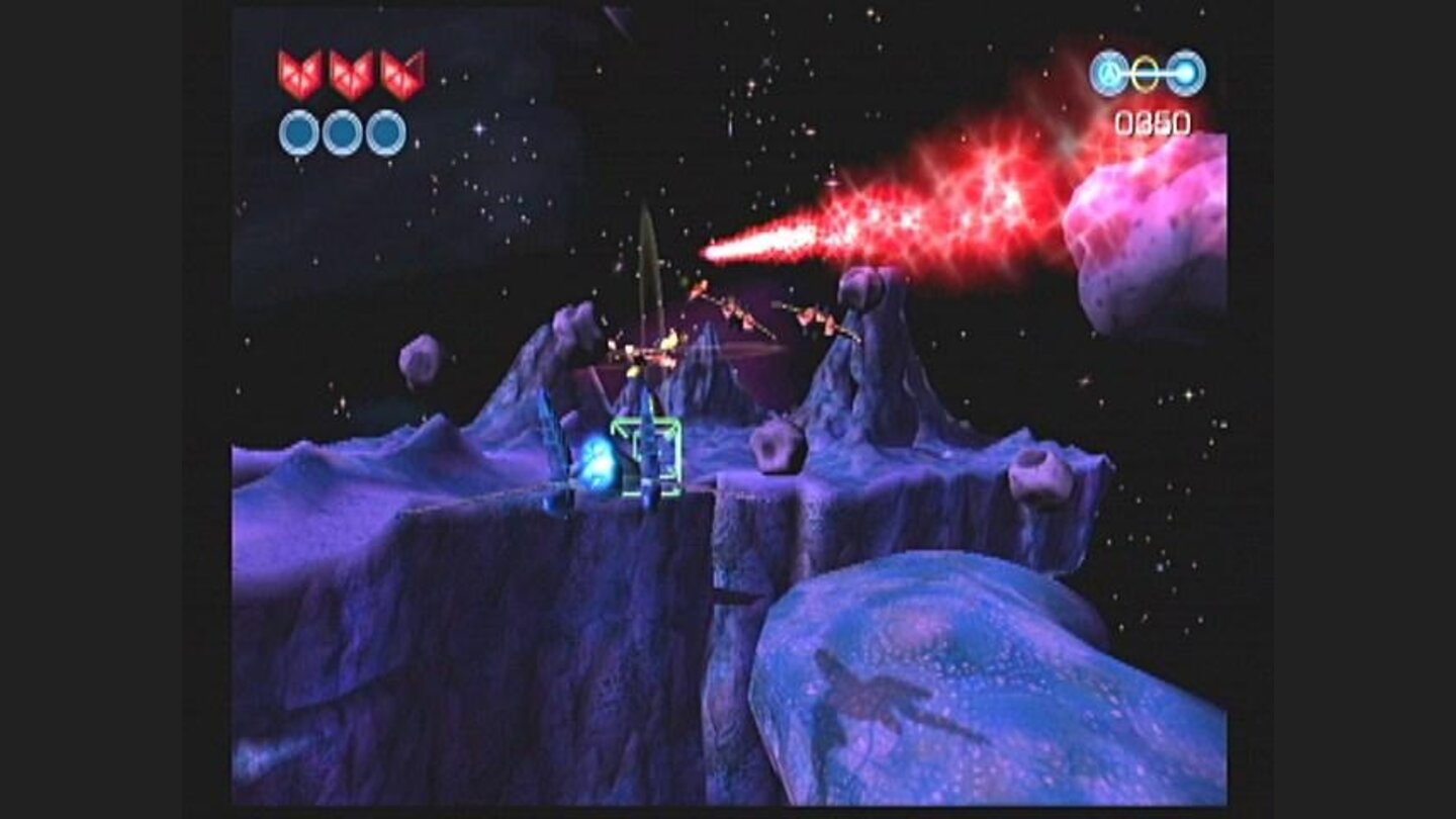 Foxs Arwing Approaches the Planet
