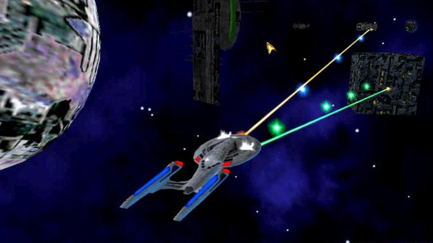 Star Trek: Armada 2Für etwas mehr strategischen Anspruch sorgten nicht nur neue Spezialangriffe der Raumschiffe sondern auch verschiedene Ressourcen, statt nur des Delithiums aus dem ersten Armada. Trotzdem ist Armada 2 wie das Original keine Hardcore-Strategie, Tank- oder besser Raumschiff-Rushs funktionierten immer noch.